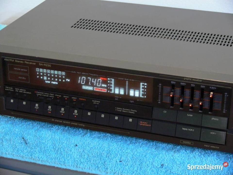 Amplituner z korektorem Technics SAR230 mocny