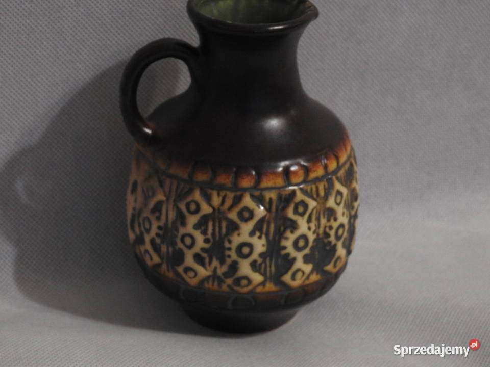 Piękny ceramiczny wazonik niemiecki sygnowany Inowrocław