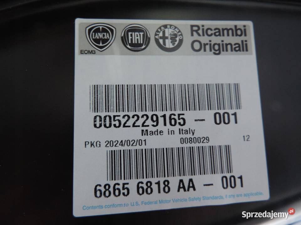 KLAPA TYŁ BAGAŻNIK Fiat 500 NOWA 52229165
