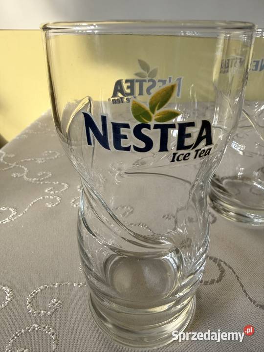 Szklanki Nestea Ice Tea 300 ml Oryginalne Logo Zastawa stołowa