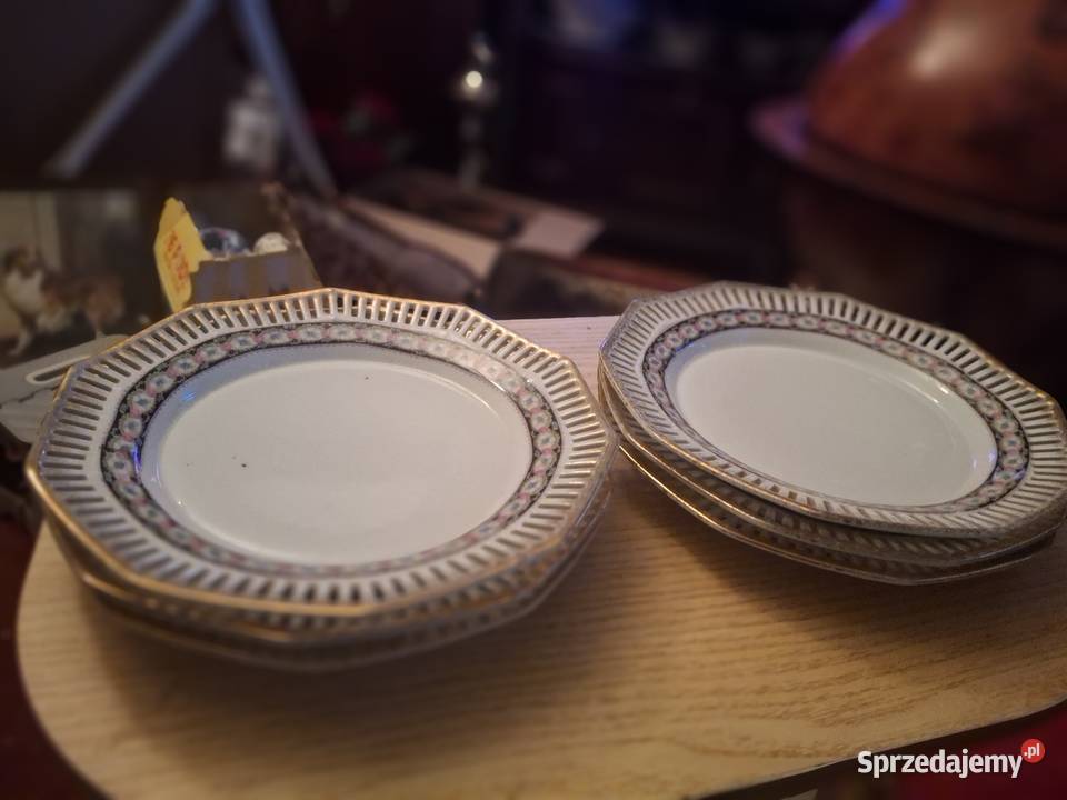 Talerzyki deserowe porcelana Warszawa