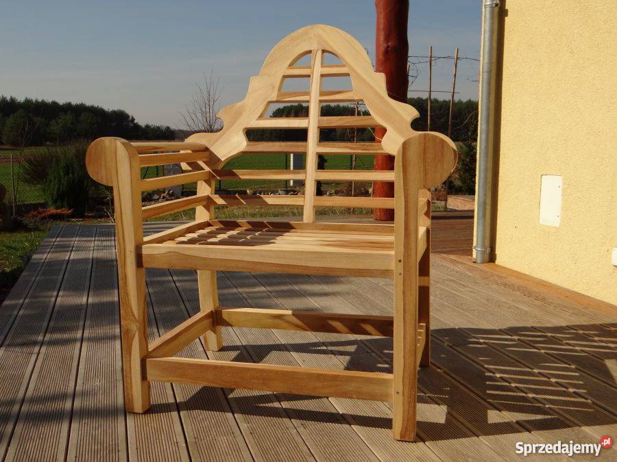 Fotel Marlboro z drewna teakowego teak tik meble Olsztyn sprzedam