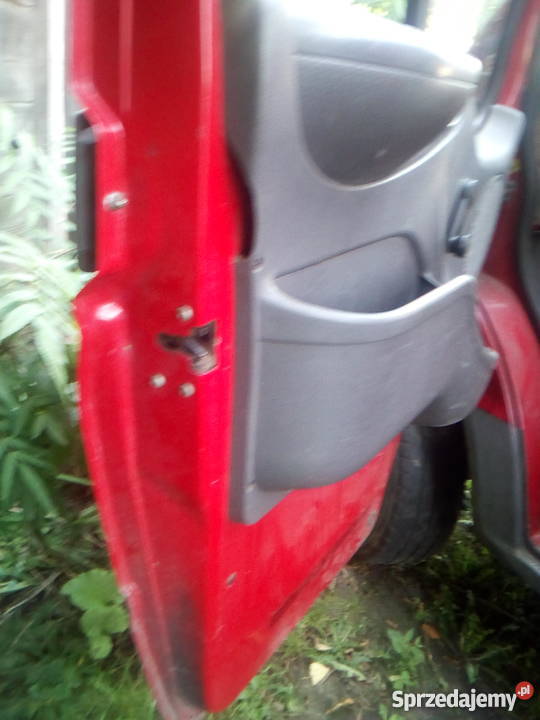 DRZWI PRAWE PRZÓD CZERWONE 2003 FORD TRANSIT