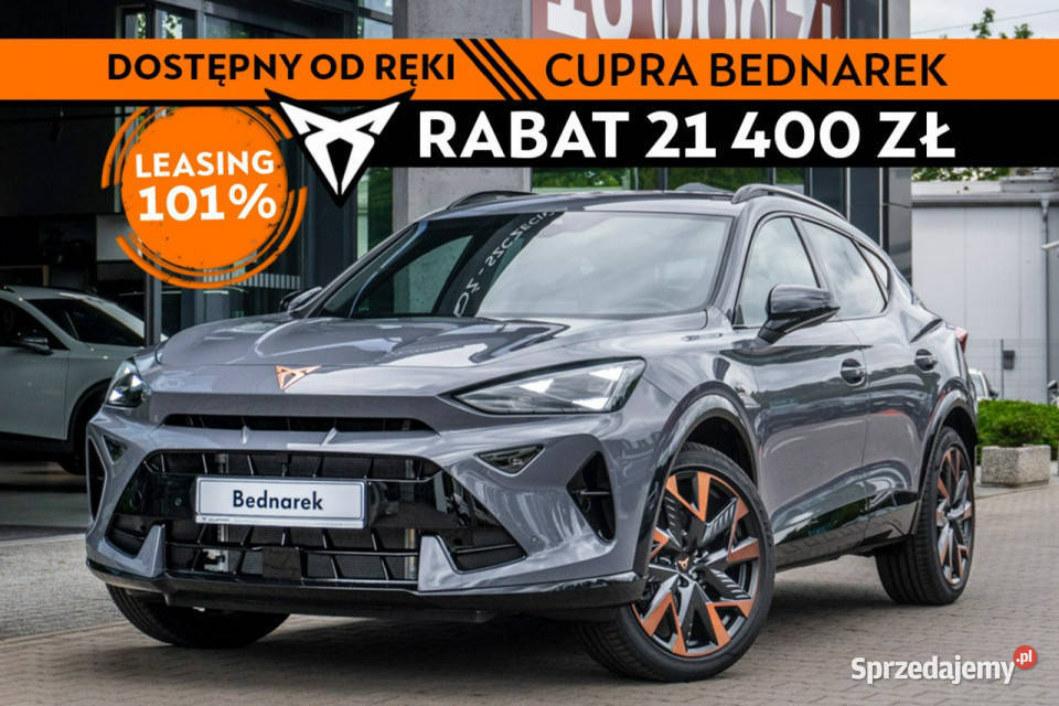 Cupra Formentor 15 eTSI 150 DSG Dostępny ręki nieuszkodzony Łódź sprzedam