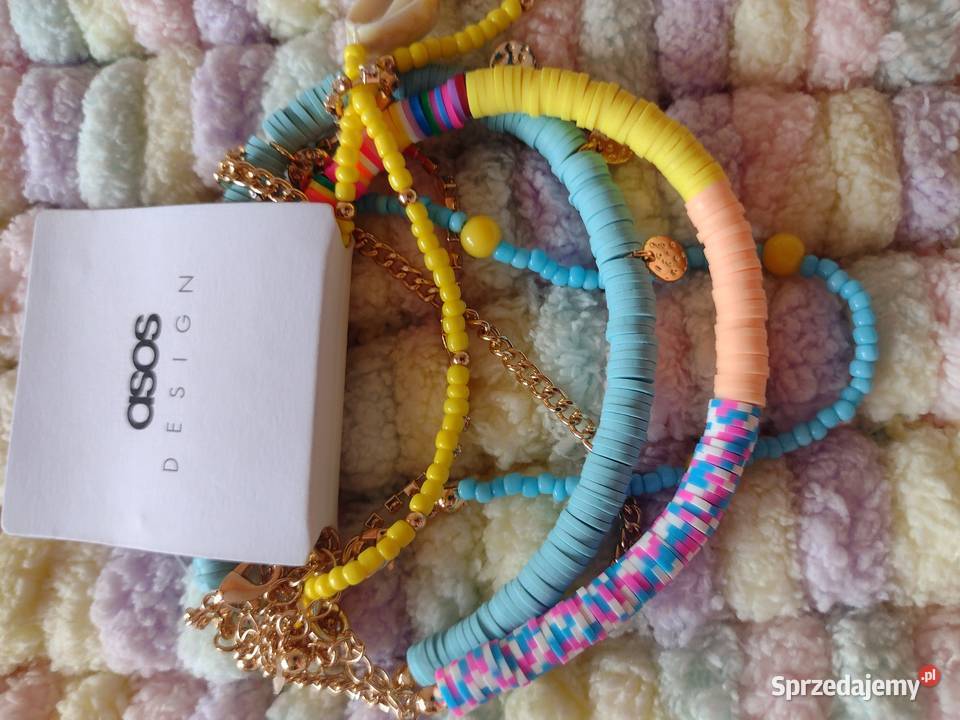 ASOS Zestaw bransoletek na nogę 5x bransoletka Dla kobiet Kraków