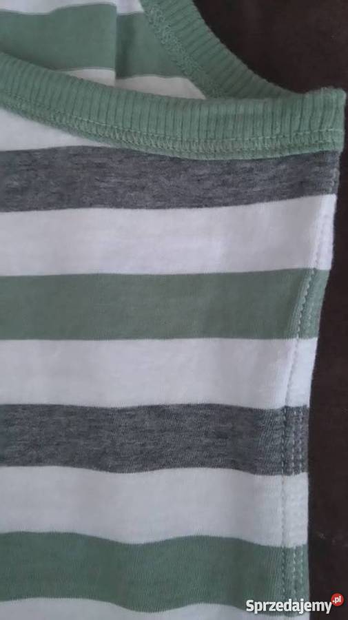 Reserved Bokserka Podkoszulek w paski zielone Rozmiar 38(M) Warszawa