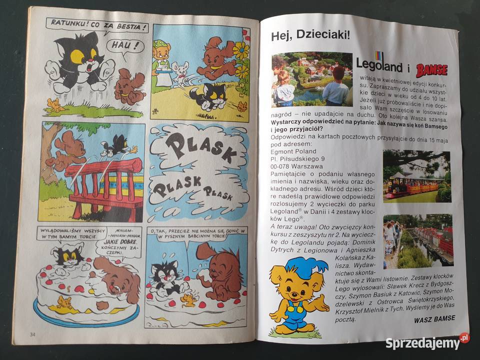 Bamse 41992 komiks wydawnictwo Egmont Polska Gdynia