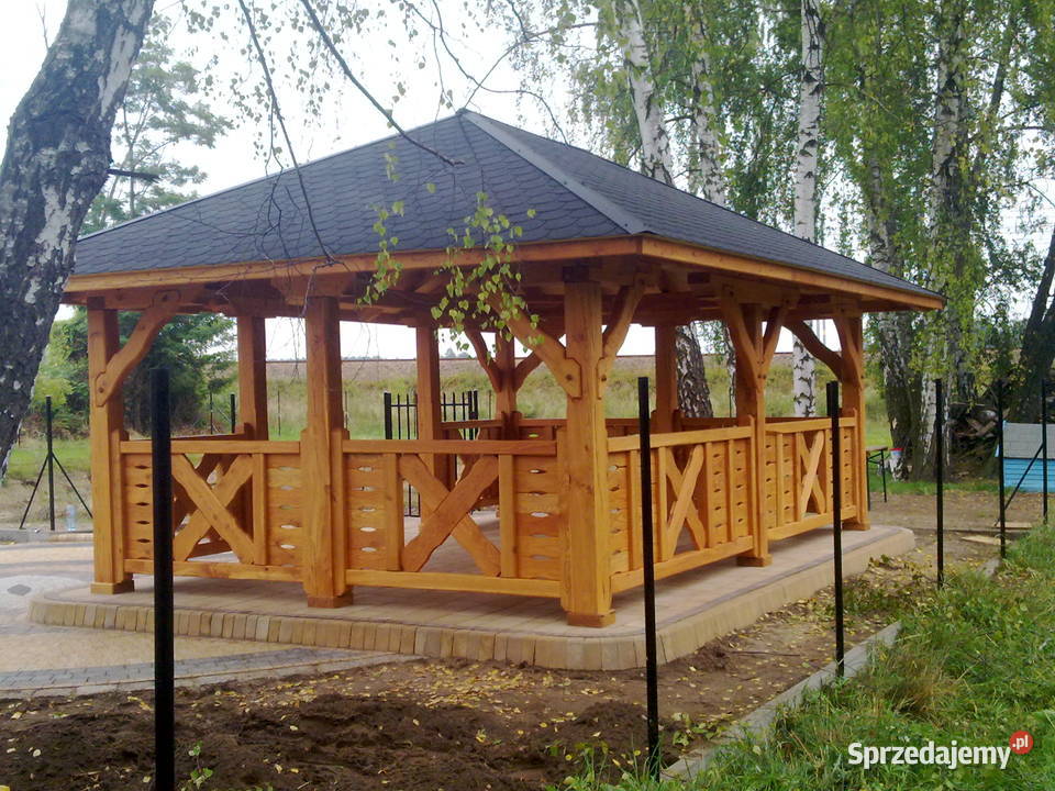 Altana drewniana Altanka ogrodowa 4x6 meble Jeleniów