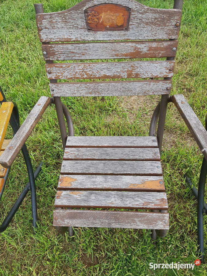 Krzesło krzesła fotel metalowe rurka z wielkopolskie