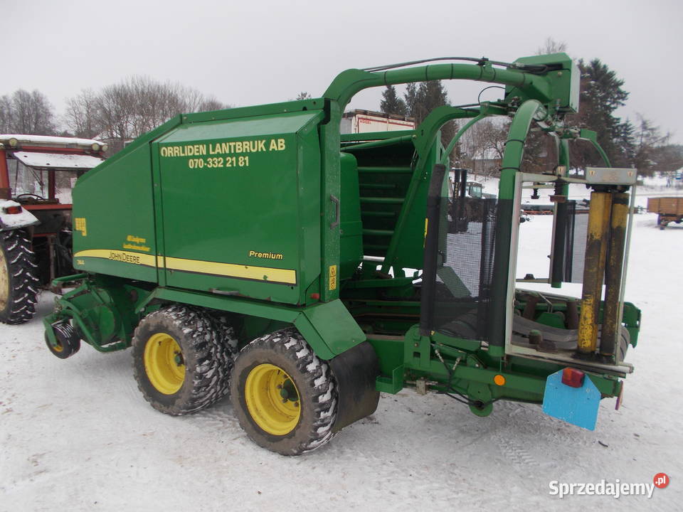 prasoowijarka prasa JD 744 John Deere podlaskie Karasiewo