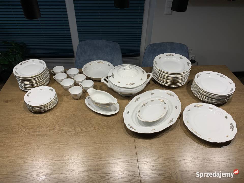 Serwis obiadowy porcelana Wałbrzych PRL Porcelana i szkło Bochnia