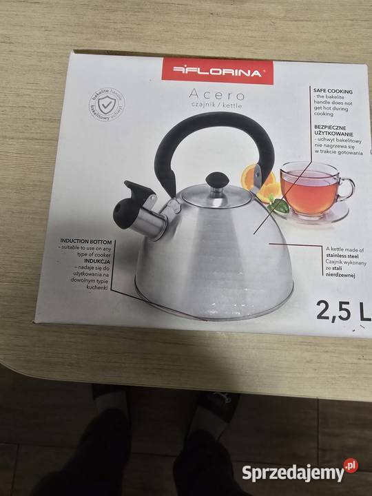 Czajnik stalowy Florina Acero 25l Czajniki Czarna Woda sprzedam
