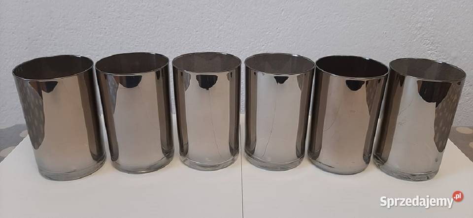 Komplet zastawa 30 sztuki PLATYNA kieliszki Konstancin-Jeziorna