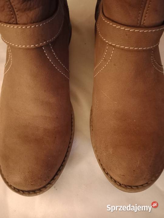 Kozaki skórzane ocieplane Lasocki