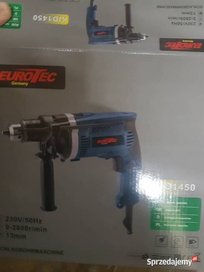 MOCNA WIERTARKA UDAROWA 13MM 1450W EUROTEC 13MM wielkopolskie Głogowa sprzedam
