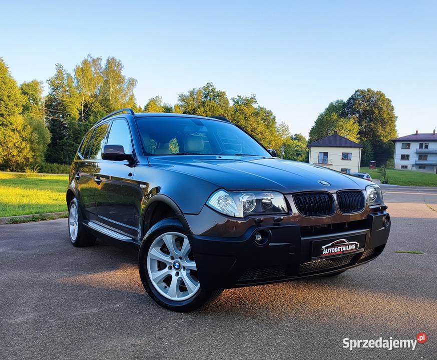 Ładne BMW X3 25 benzyna 4x4 xdrive 2004 reflektory ksenonowe Domaradz