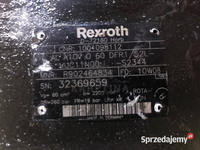 Rexroth AL A10V O 60 DFR152L CAT TH pompa Jastrzębniki