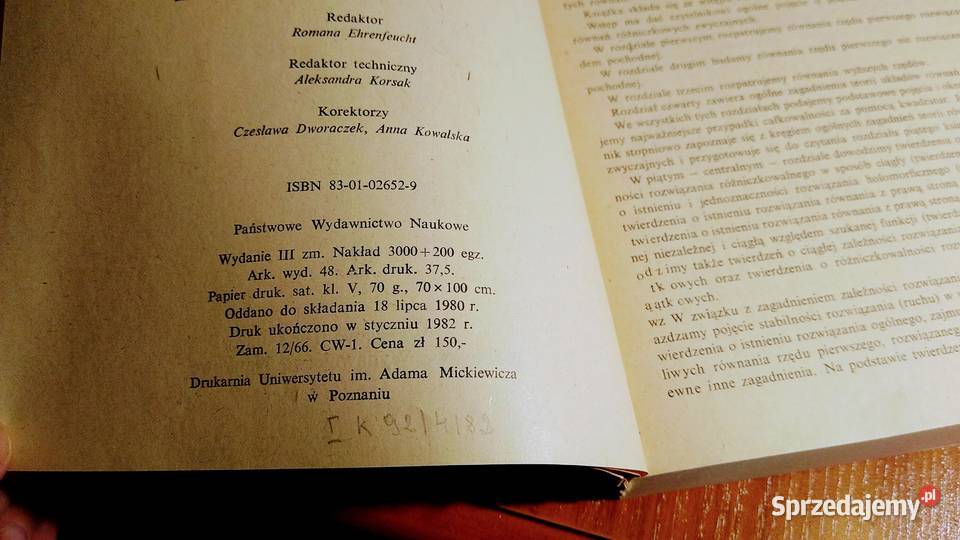 Metody całkowania równań różniczkowych miękka Gdańsk