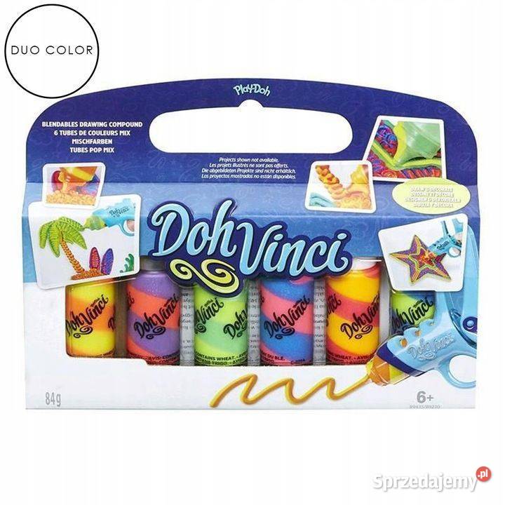 PLAYDOH ciastolina tubki DOH VINCI plastelina Zamość