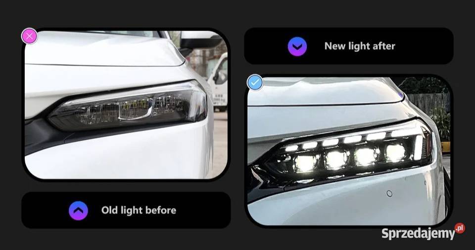 NOWE lampy przednie lampa przód Honda Civic XI łódzkie Bełchatów