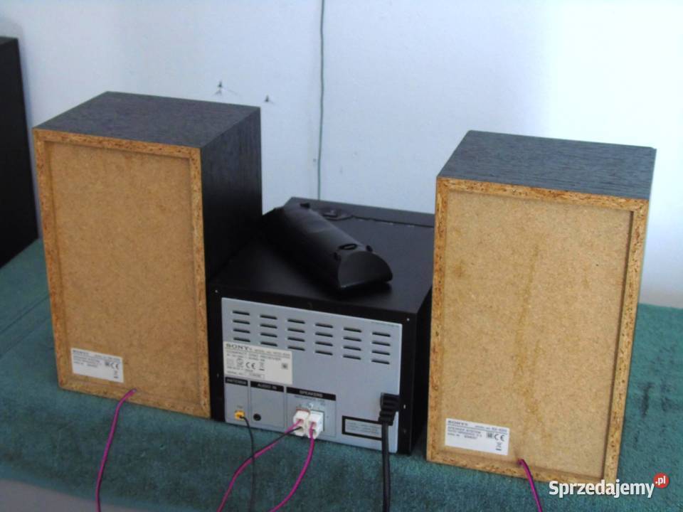 Wieża Sony pilot CD USB mp3 AUX kolumny sprawna sprzedam