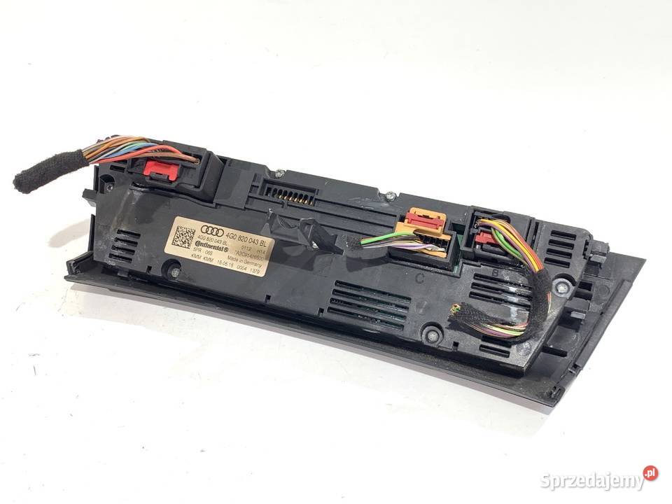 PANEL STEROWANIA NAWIEWU KLIMATYZACJI AUDI A7 4G osobowe sprzedam