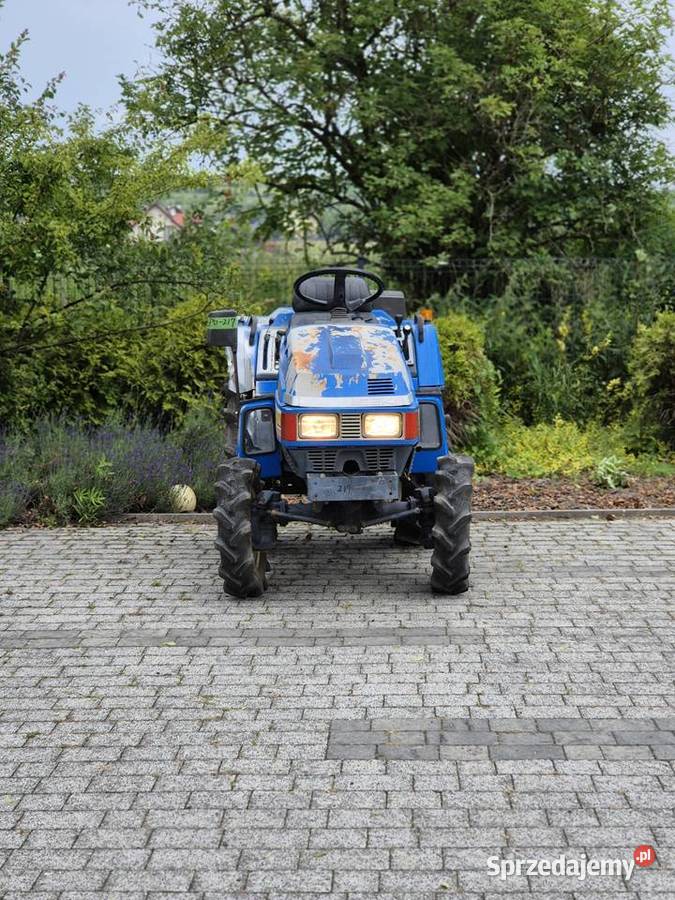 Traktorek ISEKI TU 155 4X4 z glebogryzarka Kraków