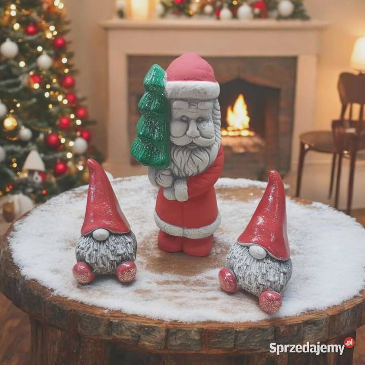 Skrzat świątecznych choinka gipsowa skrzaty dolnośląskie sprzedam