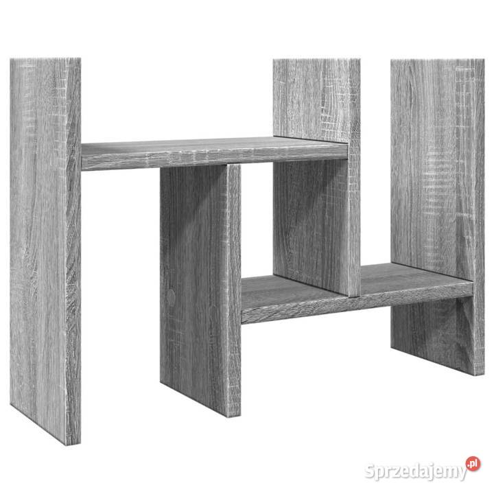 Organizer na biurko szary dąb sonoma 345x155x355 Dom i Ogród