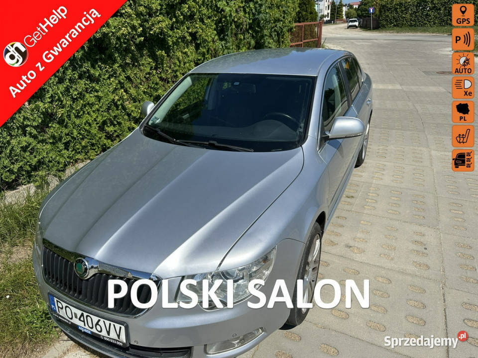 koda Superb Polski salonKlimatronikBiXenonyMocny wielofunkcyjna kierownica Wejherowo