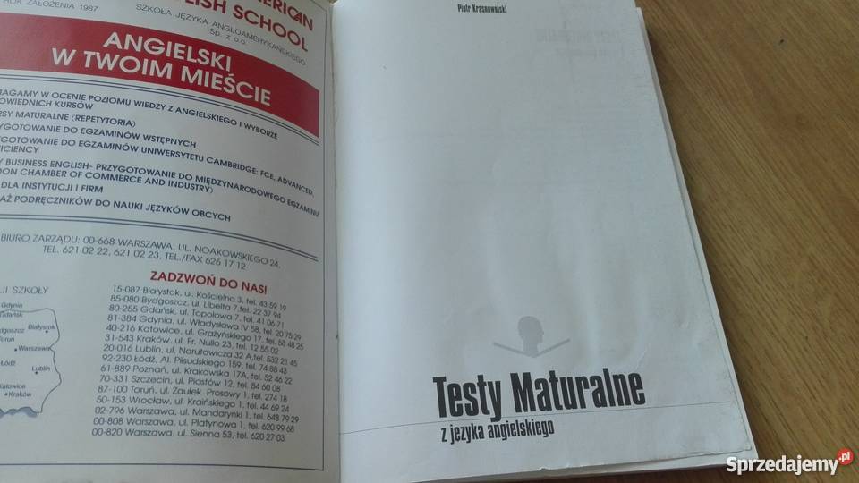 Testy maturalne z języka angielskiego Gdańsk