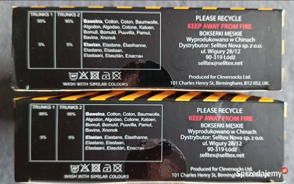 JCB bokserki męskie 2pak rozmiar XL 98104 95 Bielizna Ełk sprzedam