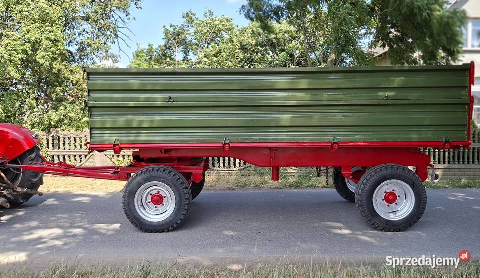 Przyczepa wywrotka 3 stronna Fristein 8 ton nieuszkodzony Sieradz