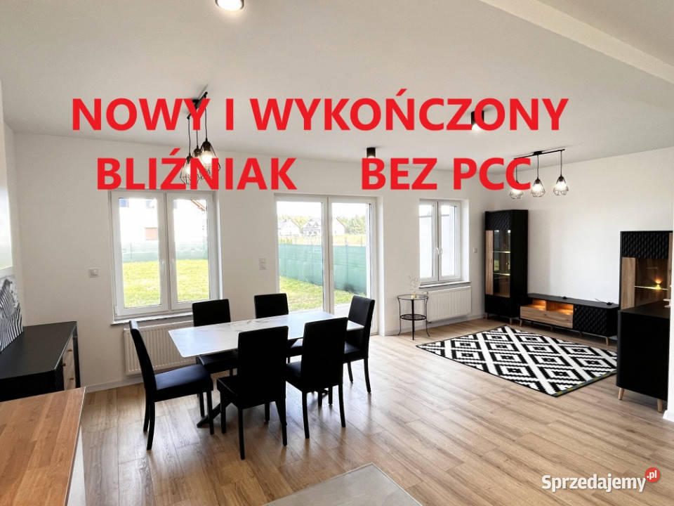 OKAZJA Wykończony nowy bliźniak z garażem bez Chrząstawa Mała
