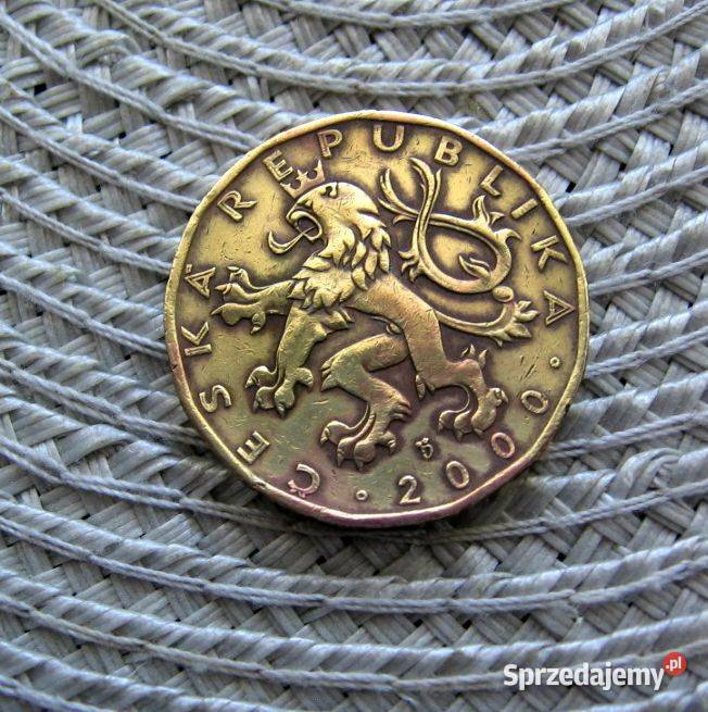 Czechy 20 Koron 2000r Milenium 2000 r Kalisz