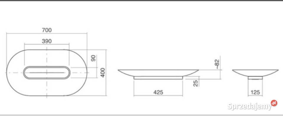 Umywalka Alape stał emaliowana biały Marki sprzedam