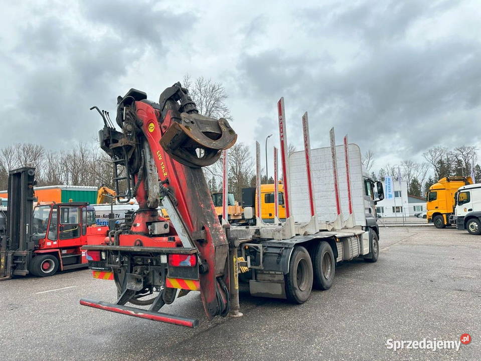 Man TGX 6x4 podłoga klonice dzwig do drewna do