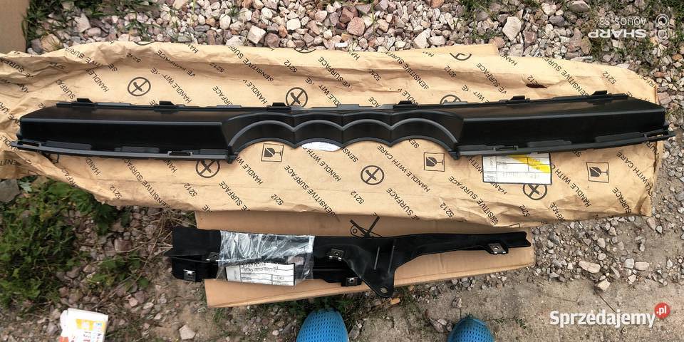 Audi Q7 II Nowe wzmocnienie atrapyhokej dolny Łódź