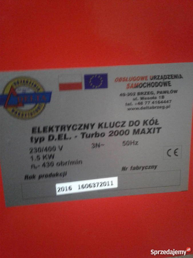 Elektryczny klucz do kół ciężarowych Lublin sprzedam