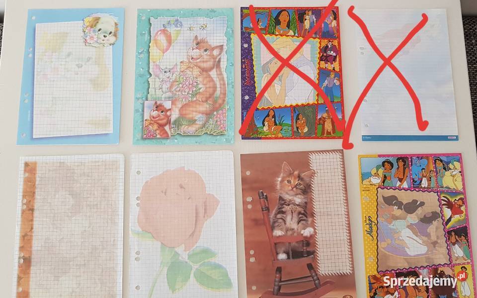 Karteczki kolekcjonerskie do segregatorów różne Warszawa sprzedam