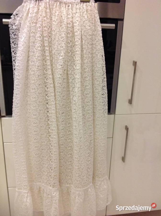 Firana Firanka Biała Koronka Falbana lubuskie Nowa Sól