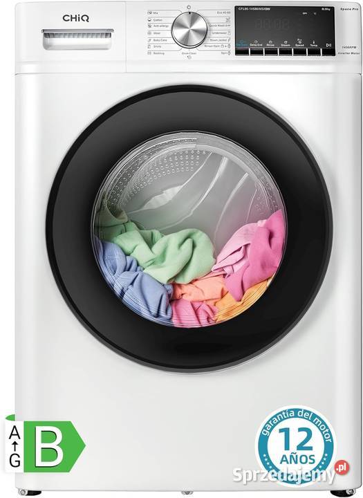 Pralka CHiQ CFL8014586IM3XBW 8 B 1400 obrmin