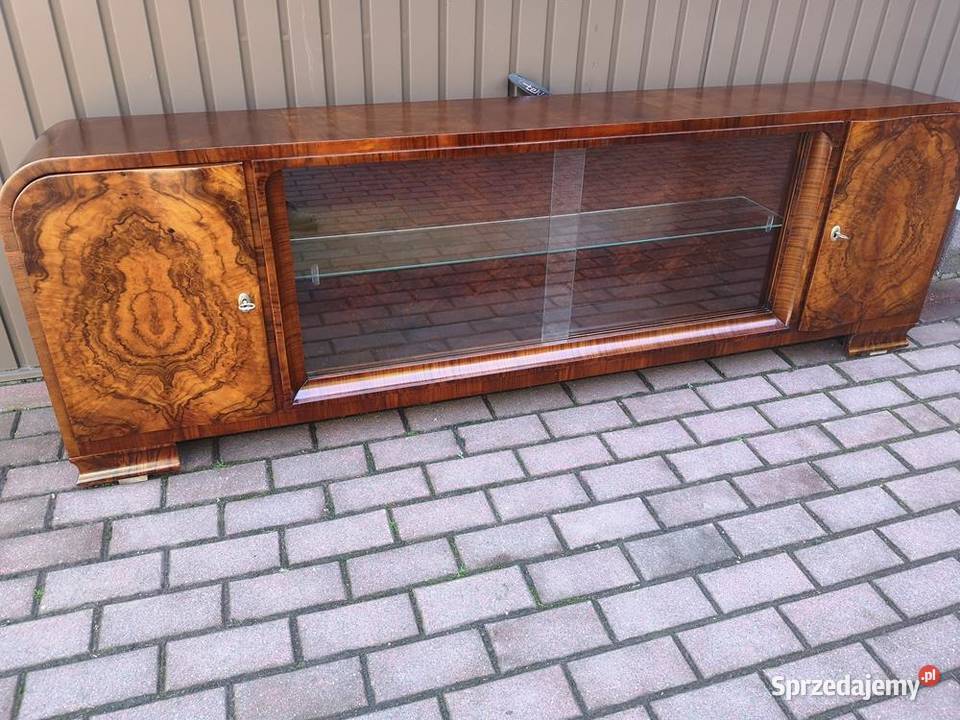 Komoda RTV Niska ARTDECO Orzech Unikat 200 Stara Swarzędz sprzedam