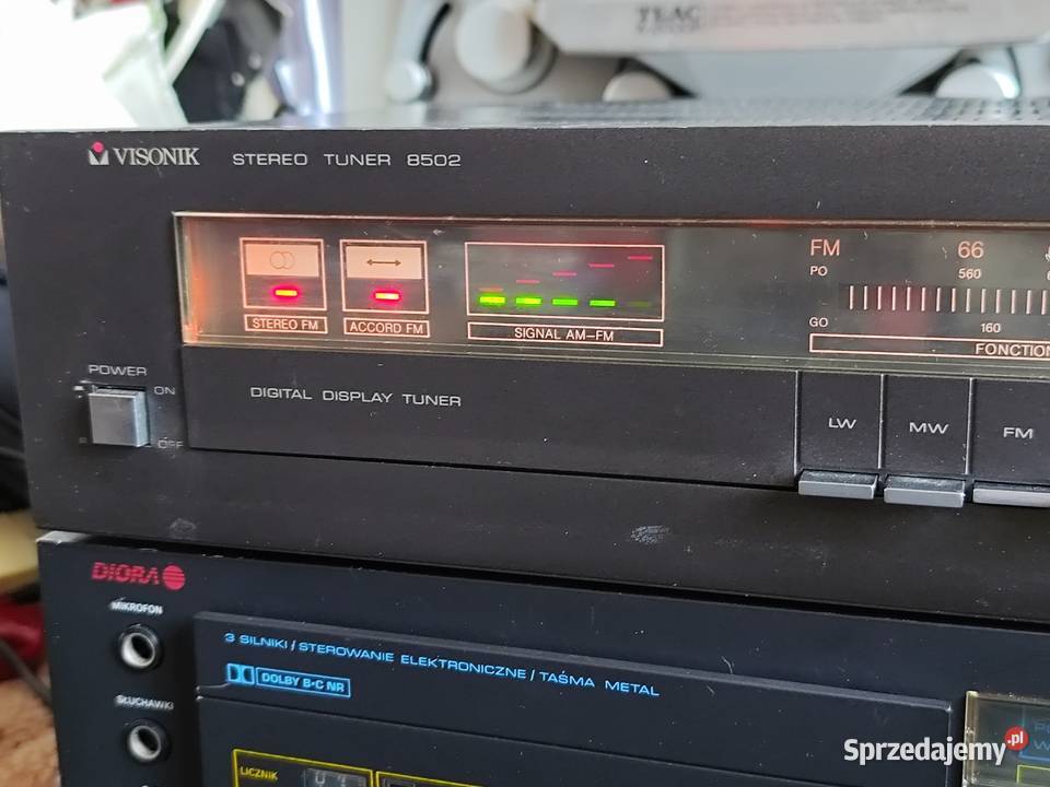 tuner Visonik 8502 1983r Grafit Mosty