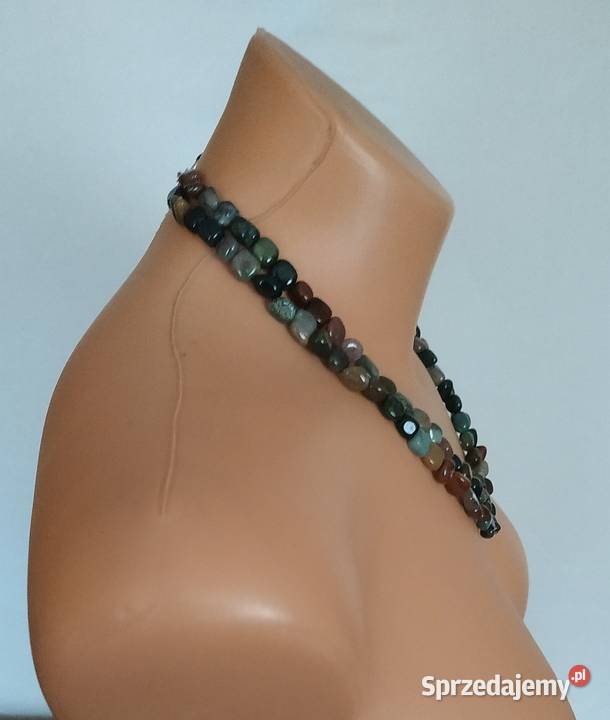 Naszyjnik i bransoletka z fantazyjnych Gostynin