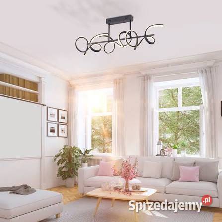 Lampa LED czarna wyprzedaż