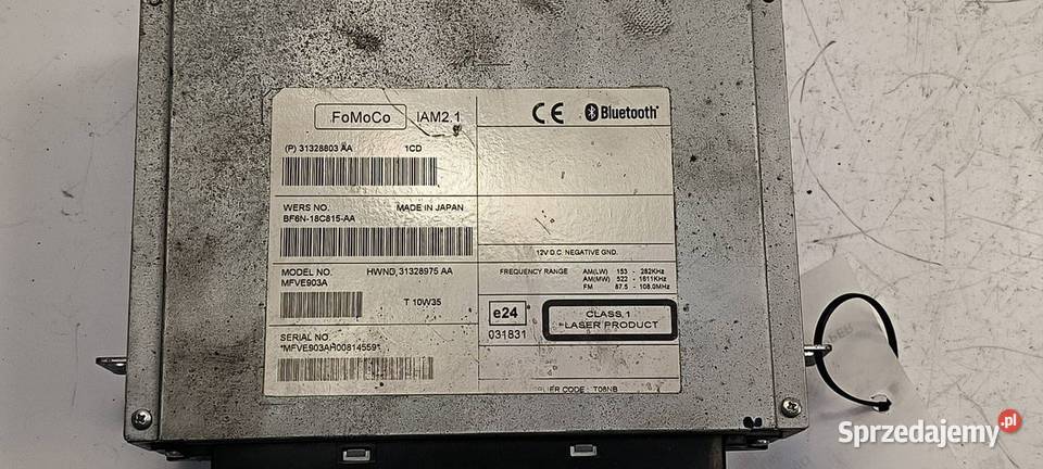 RADIO VOLVO V60 31328803 Lipno