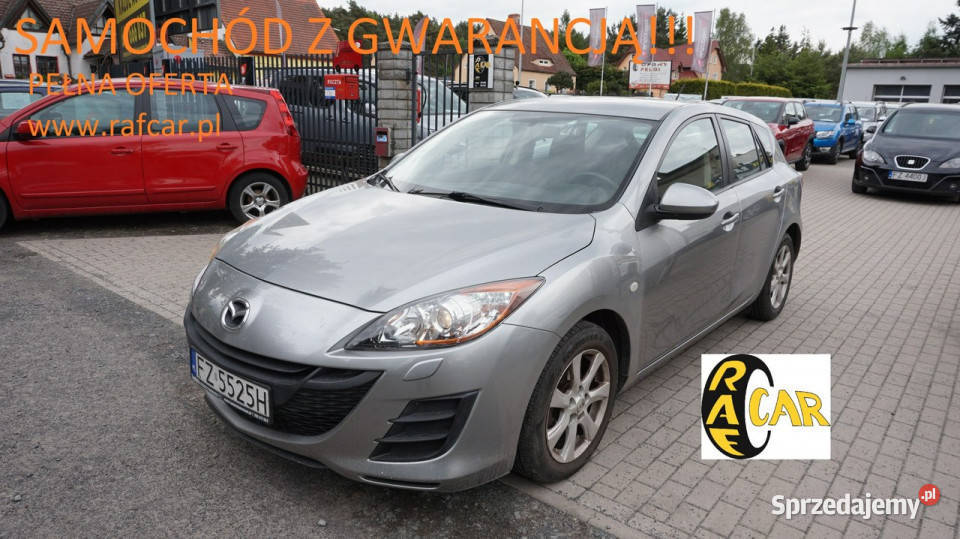 Mazda 3 zarejestrowany ubezpieczony Gwarancja II wspomaganie kierownicy Zielona Góra