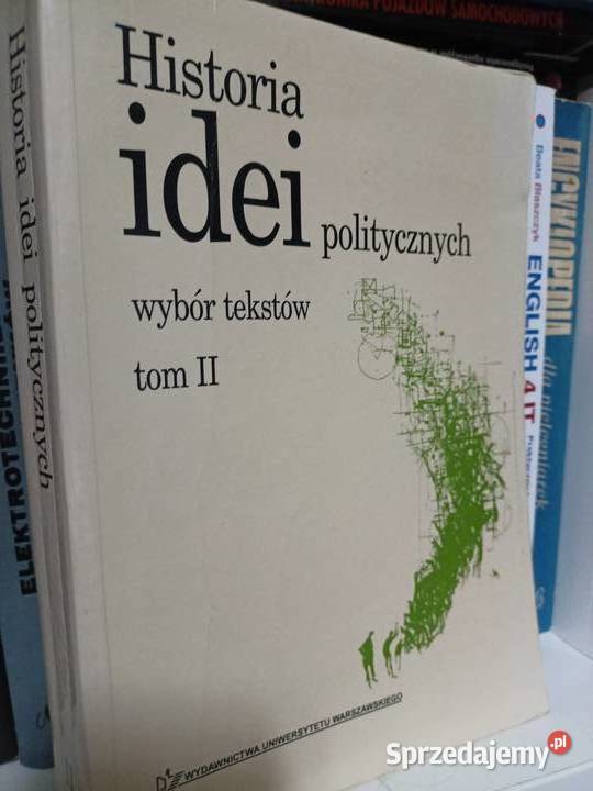 Historia idei politycznych książki Warszawa