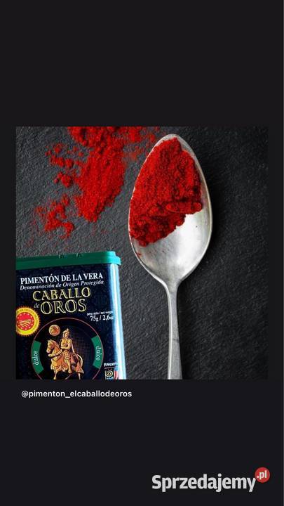 Pimienton De La Vera 75g słodka papryka wędzona Jednoskładnikowe Wrocław